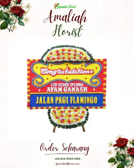 Sewa Papan Bunga Paitan